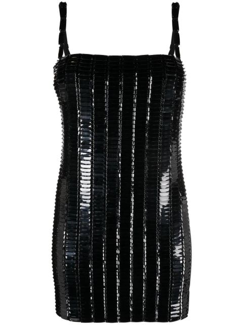 The Attico Rue embellished mini dress - Black - zdjęcie produktu nr 1