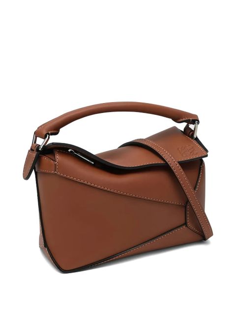 LOEWE small Puzzle tote bag - Brown - zdjęcie produktu nr 2