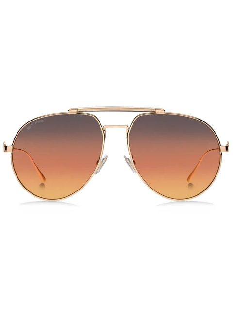ETRO Metal Pegaso pilot-frame sunglasses - Pink - zdjęcie produktu nr 1