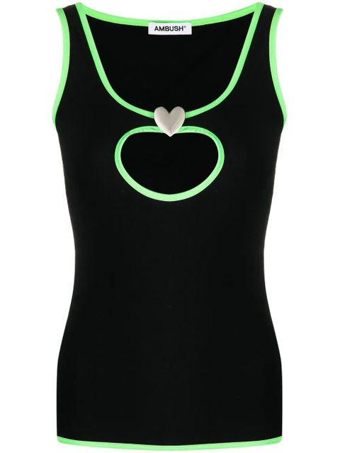 AMBUSH Heart Hole tank top - Black - zdjęcie produktu nr 1