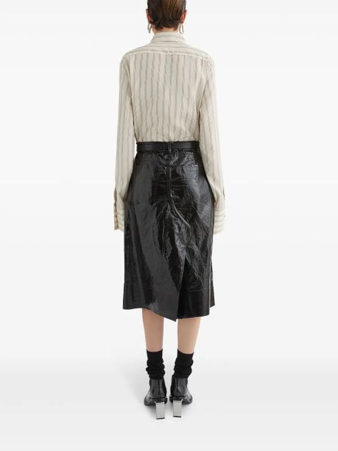 Jil Sander striped shirt - Neutrals - zdjęcie produktu nr 2