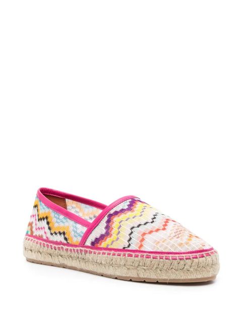 Missoni zigzag-woven flat espadrilles - White - zdjęcie produktu nr 2
