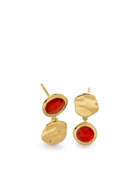 Monica Vinader Lucky earrings - Gold - zdjęcie produktu nr 1