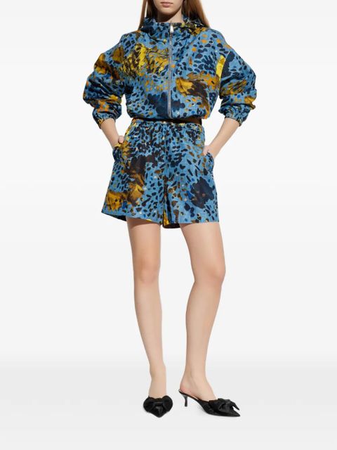 FENDI elasticated-waist print shorts - Blue - zdjęcie produktu nr 2