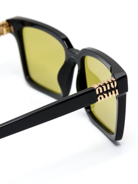Miu Miu Eyewear 13ZS square-frame sunglasses - Black
