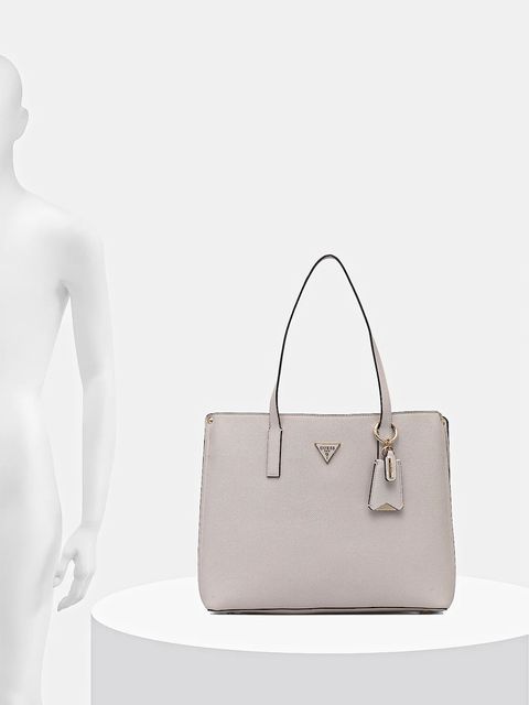 Guess torebka MERIDIAN kolor beżowy HWBG69 74230