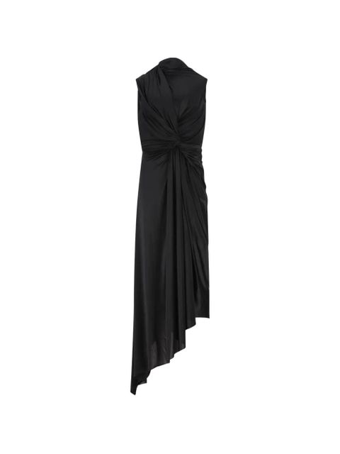 Balenciaga asymmetrical midi dress - Black - zdjęcie produktu nr 1