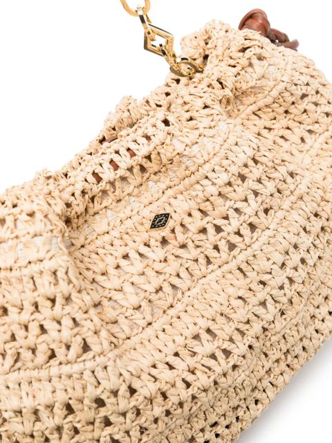 Ba&Sh June raffia tote bag - Neutrals