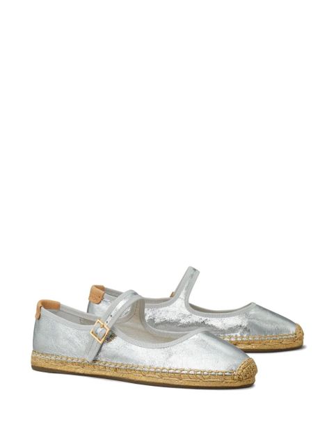 Tory Burch Mary Jane espadrilles - Silver