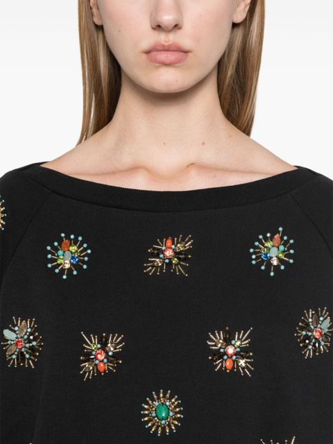 PUCCI embroidered sweatshirt - Black