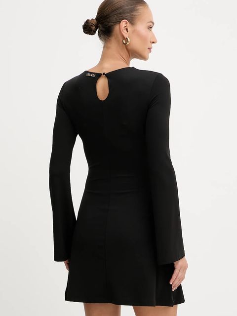 Silvian Heach sukienka KOGHO kolor czarny mini rozkloszowana GPA25449VE