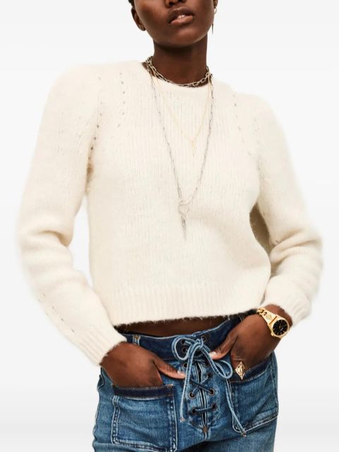 Ba&Sh Belma long-sleeve sweater - Neutrals