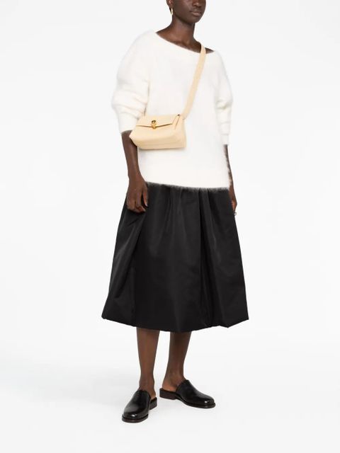 Jil Sander leather shoulder bag - Yellow - zdjęcie produktu nr 2