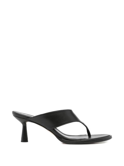 Aeyde Olenna leather heel sandals - Black - zdjęcie produktu nr 1