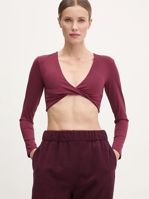 JOYINME longsleeve do jogi Luna Twist kolor bordowy Luna Twist - zdjęcie produktu nr 1