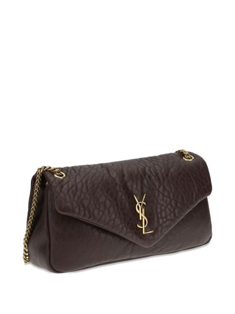 Saint Laurent medium Calypso shoulder bag - Brown