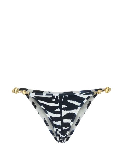 Reina Olga printed chain bikini bottoms - Blue - zdjęcie produktu nr 1