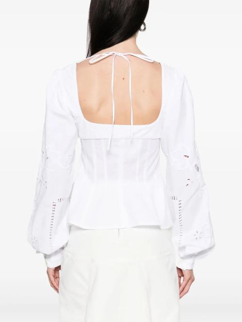 Marine Serre Regenerated shirt - White