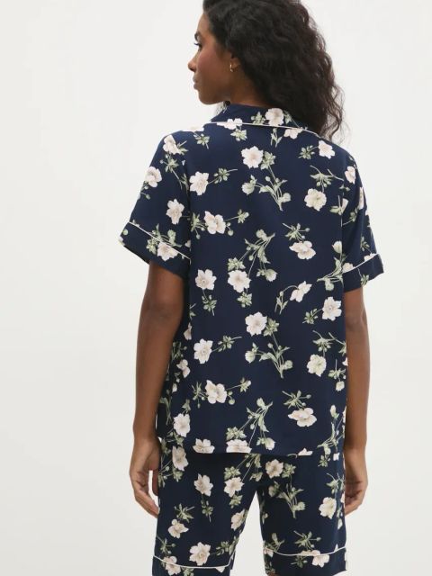 Answear.LAB piżama damska kolor granatowy