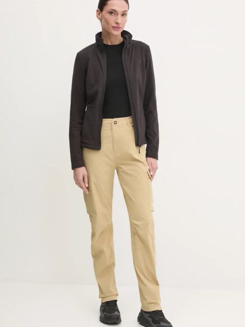 The North Face spodnie outdoorowe Exploration kolor zielony NF0A8BGHLK51