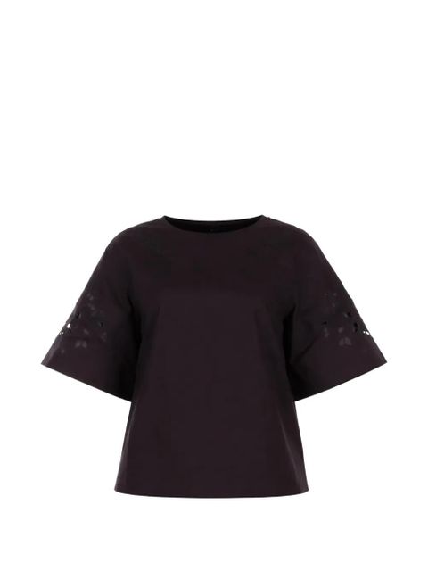 Weekend Max Mara floral wide-sleeve blouse - Black - zdjęcie produktu nr 1