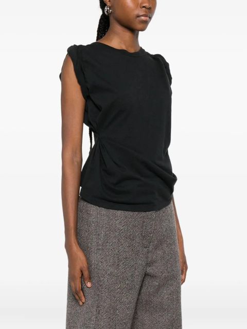 OUR LEGACY twisted boat-neck top - Black - zdjęcie produktu nr 2