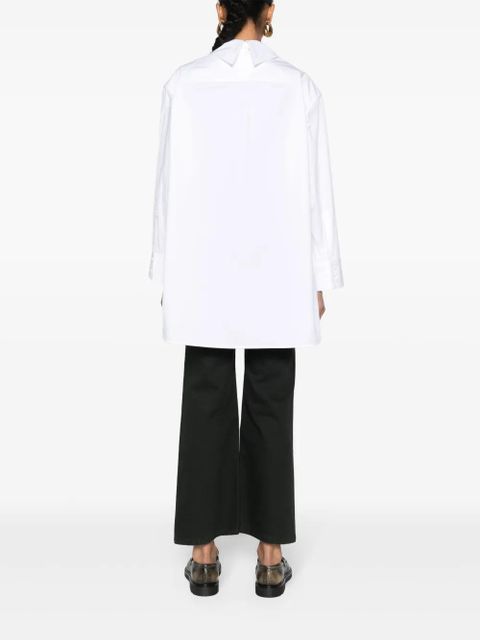 Jil Sander poplin cotton shirt - White