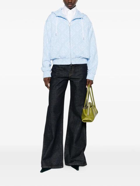 Casablanca patterned hoodie - Blue - zdjęcie produktu nr 2