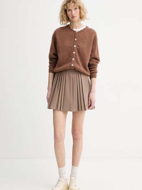 American Vintage kardigan z domieszką wełny GILET ML COL ROND - zdjęcie produktu nr 1