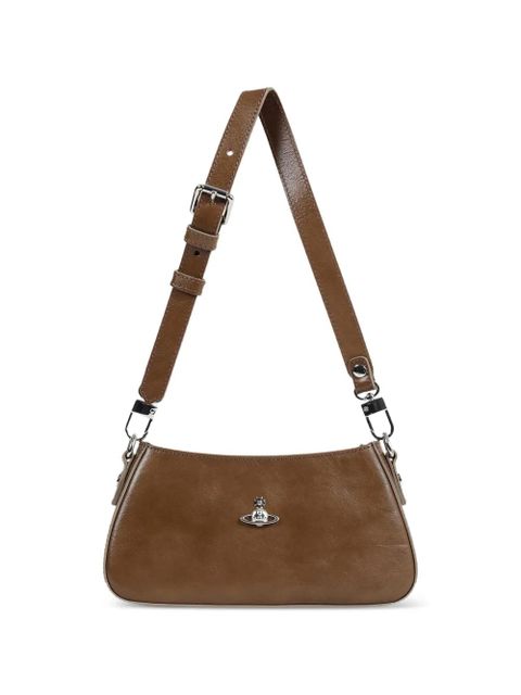 Vivienne Westwood Tasha Orb-plaque shoulder bag - Brown - zdjęcie produktu nr 1