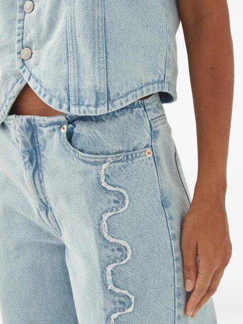 ALOHAS Erica denim shorts - Blue