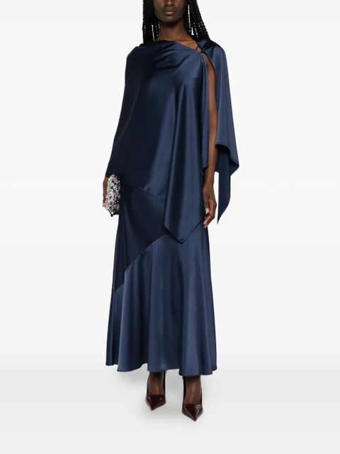 Weekend Max Mara Calante asymmetric draped dress - Blue - zdjęcie produktu nr 2
