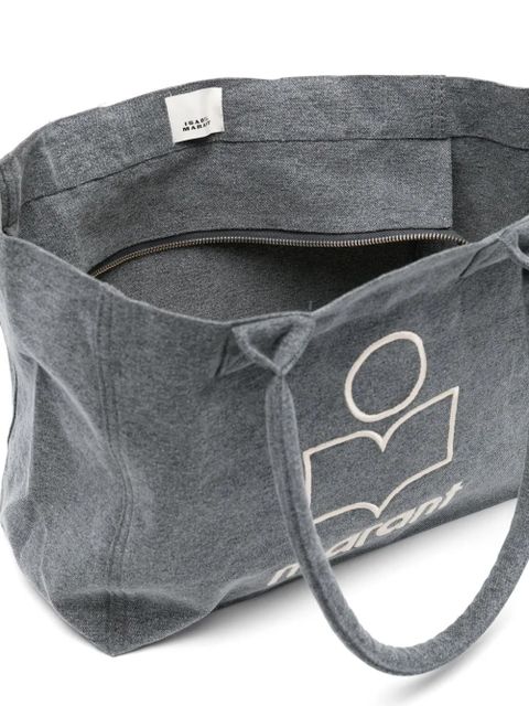 ISABEL MARANT Yenky zip tote bag - Grey