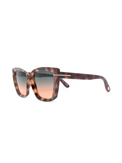 TOM FORD Eyewear Scarlett cat-eye sunglasses - Brown