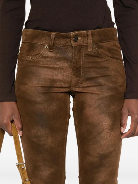 MARANT ÉTOILE shade-effect trousers - Brown