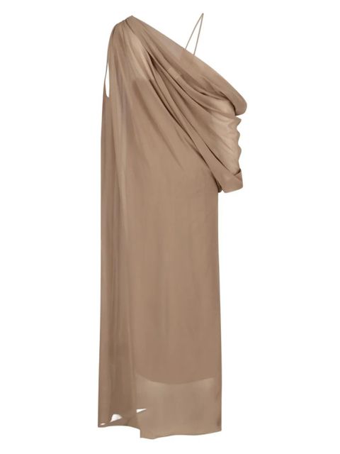 KHAITE Taj midi dress - Neutrals - zdjęcie produktu nr 2