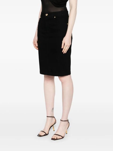 Dolce & Gabbana denim midi skirt - Black