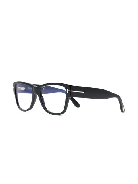 TOM FORD Eyewear cat-eye engraved-logo glasses - Black - zdjęcie produktu nr 2