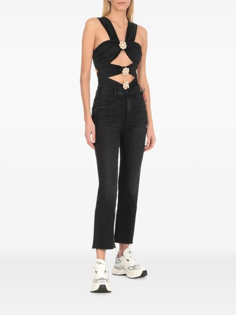 Axel Arigato Sphere Runner metallic leather sneakers - White