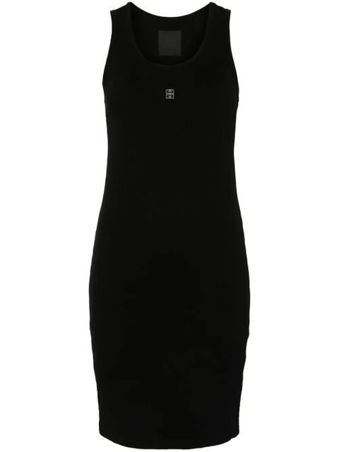 Givenchy 4G-motif ribbed mini dress - Black - zdjęcie produktu nr 1