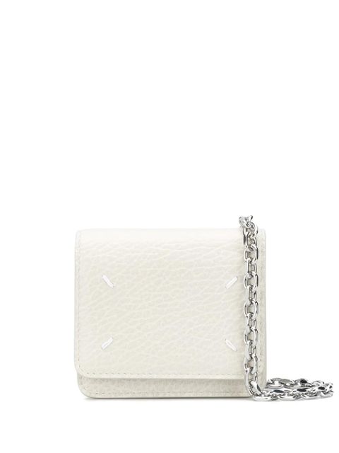 Maison Margiela small four-stitch wallet-on-chain - Grey - zdjęcie produktu nr 1