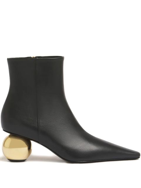 Marni spherical-heel pointed-toe boots - Black - zdjęcie produktu nr 1