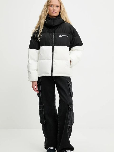 Karl Lagerfeld Jeans kurtka kolor czarny zimowa A3W15024