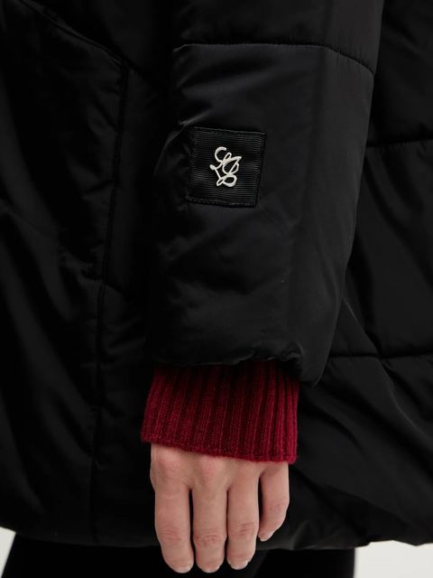 Liu Jo kurtka kolor czarny zimowa MF5131 T3176