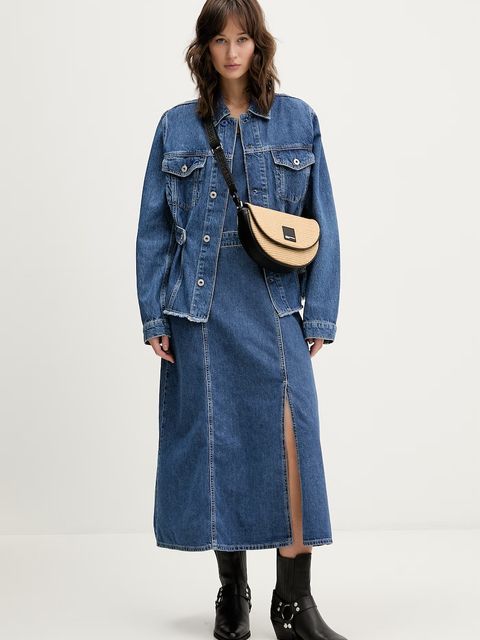 Karl Lagerfeld Jeans sukienka jeansowa - zdjęcie produktu nr 1