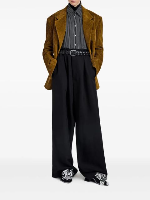 Proenza Schouler single-breasted corduroy blazer - Brown