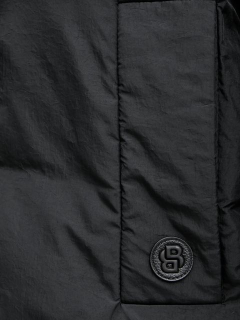 BOSS kurtka kolor czarny zimowa oversize 50546843