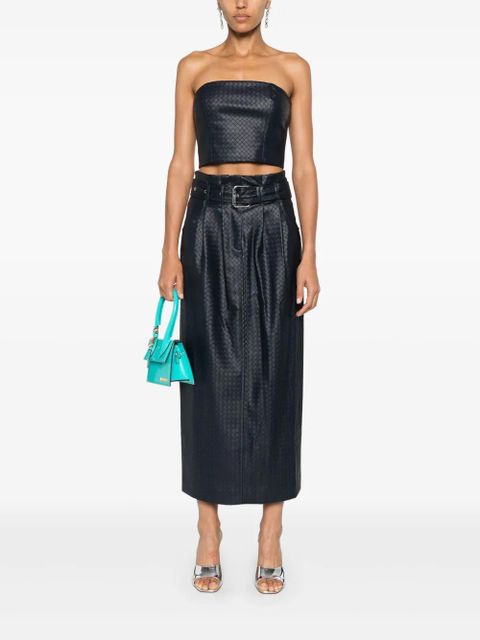 ROTATE BIRGER CHRISTENSEN braided top - Blue - zdjęcie produktu nr 2