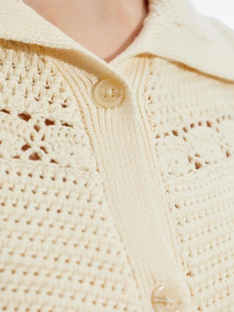 Posse Dylan open-knit cardigan - Neutrals