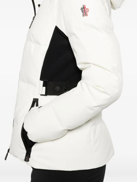 Moncler Grenoble hooded belted jacket - White